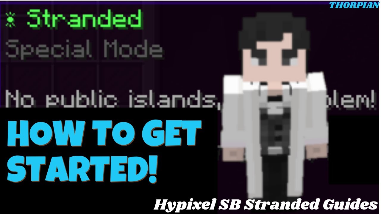 Hypixel Skyblock Stranded Early STARTER Guide YouTube