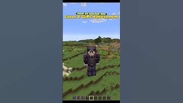 How to Unlock the Caves and Cliffs Achievement in Minecraft Java #minecraft  #howto  #survival