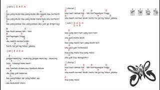 kunci gitar & lirik lagu | Slank - kau yang mulai