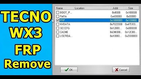 How to Remove FRP TECNO WX3
