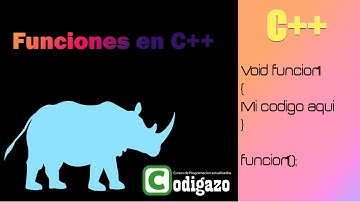 Funciones en C++ (Como declarar y llamar funciones)