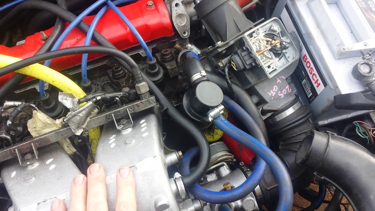 309 Engine peugeot 309 sri using a replacement engine from a 205 gti- - YouTube