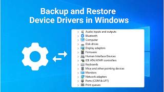 Backup and Restore Windows Installed Drivers (Without Internet)