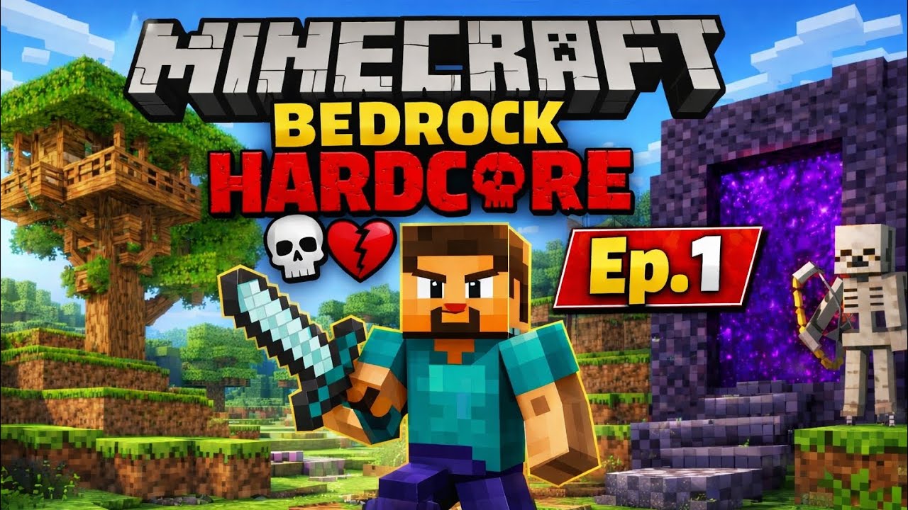 Welcome to My Minecraft Hardcore World 💀 | One Life Only! / Ep.1.........
