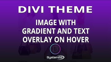 Divi 4 Image With Gradient And Text Overlay On Hover 👈