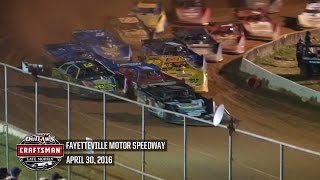 World of Outlaws Craftsman Late Models Fayetteville Motor Speedway Highlights