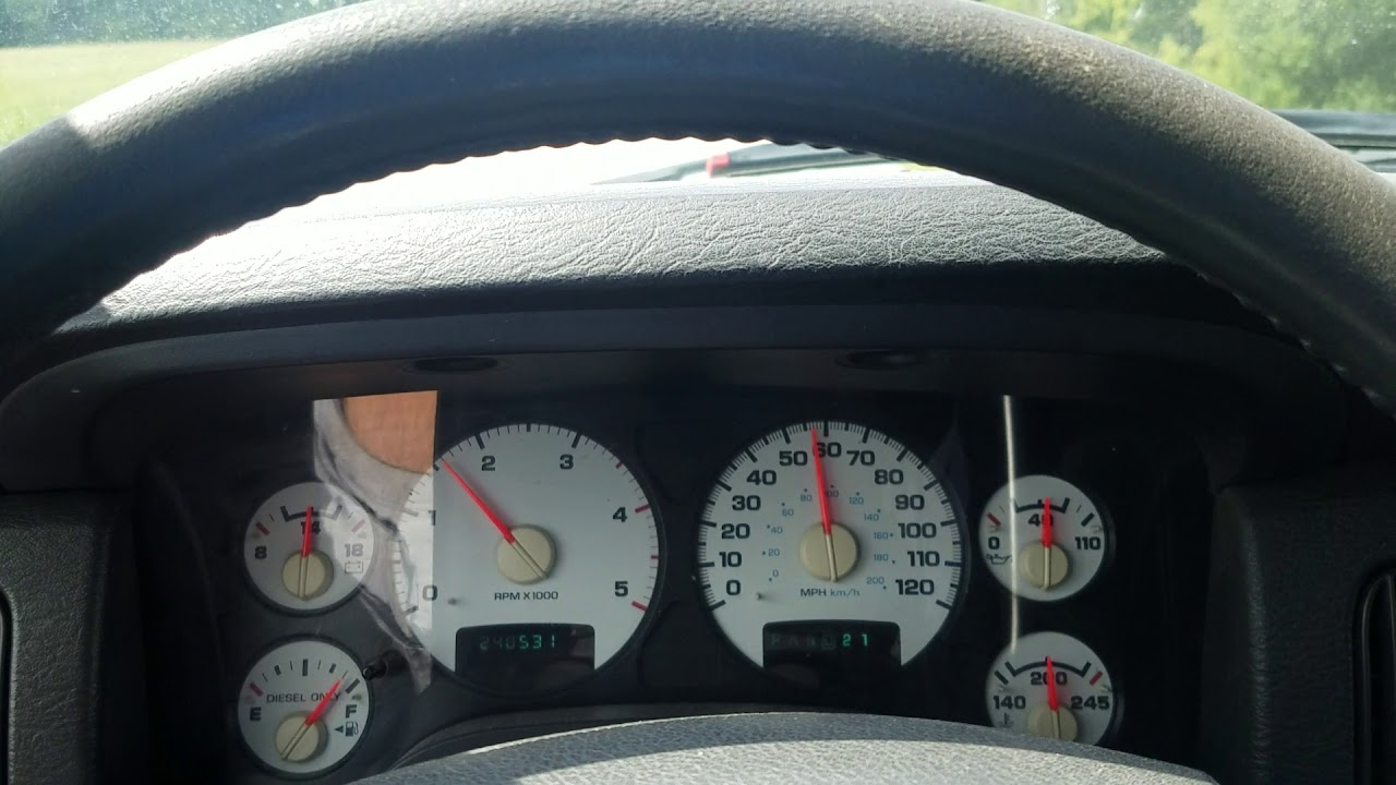 5.9l cummins vibration when letting go off gas (Bad drive shaft U joint)