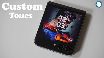How To Set Custom Ringtones / Notification Sounds On Galaxy Z Flip 5 / Fold 5