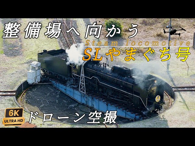 2025 冬 SLやまぐち号】～津和野駅入換(往路編)～ D51200『デゴイチ