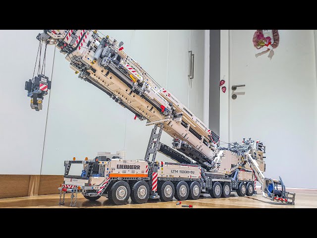 Lego Technic Liebherr LTM 11200 Upgrade Crane MOC by Jeroen Ottens - YouTube