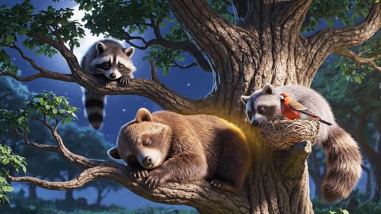 Sleepy Tree Lullaby - Nursery rhymes and songs - YouTube