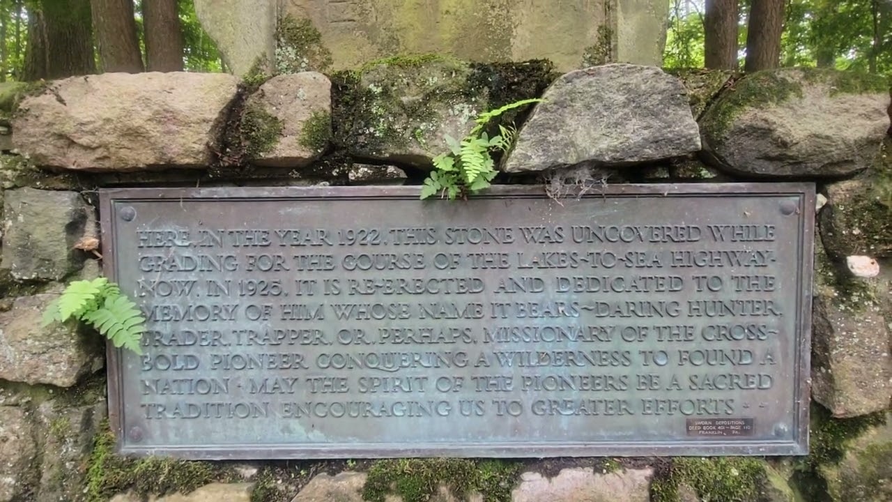 Unknown Pioneer Monument/Grave near Utica, Pennsylvania