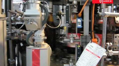 Laser Coding on paper label for the Beverage market using a Split laser by Macsa ID