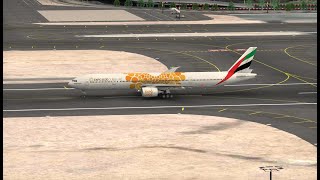 World of Airports 2 Emirates B777 EXPO livery Muscat Level 11