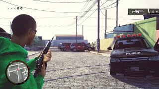 171 - GTA-style Brazilian Indie Game - Customization and Police Chase! (Closed Beta Gameplay)