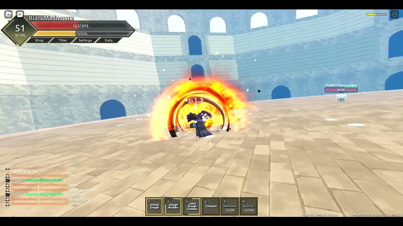 Dough vs LightingFruit Battlegrounds YouTube