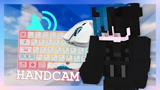 Keyboard + Mouse ASMR Sounds (Handcam) | Hypixel Bedwars