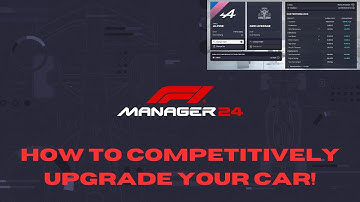 F1 Manager 24 - Car Development Guide - Understanding Design, Expertise, and Research