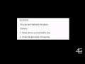 3 Marks Circuits and Network Analysis EC25C02