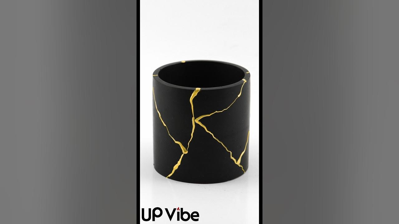 Quick Kintsugi Concrete Candle Jar YouTube