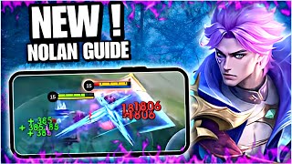 NOLAN BEST BUILD AND COMBOS HINDI TUTORIAL ~ MOBA LEGENDS