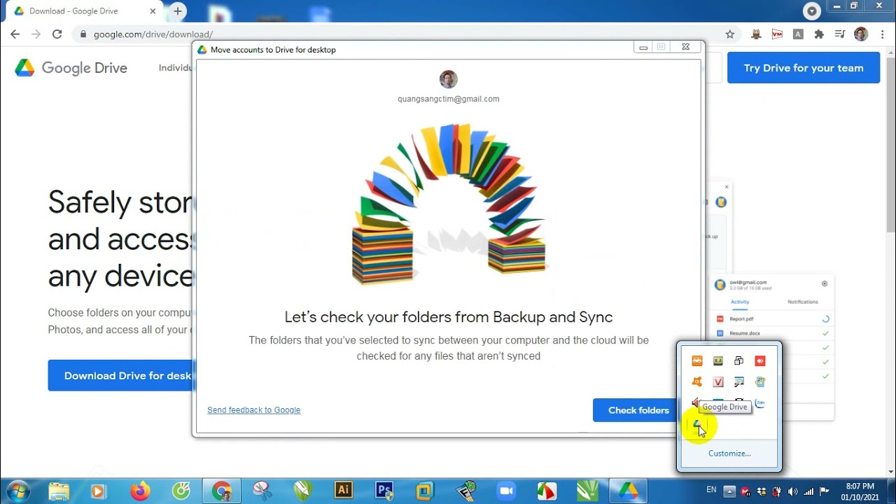 google desktop New 2022 Hướng dẫn cài đặt và sử dụng Google Drive for Desktop thay thế Backup and Sync from Google mới nhất