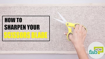 How to Sharpen Your Scissors in Just 3 Minutes