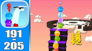 Stack Rider (IOS/Android) Gameplay Walkthrough All Levels (Level 191-205)