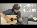 Led zeppelin ramble on guitar lesson  tutorial