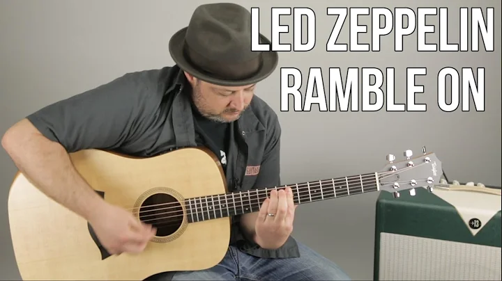 レッド・ツェッペリンのRamble Onギターレッスン + チュートリアル