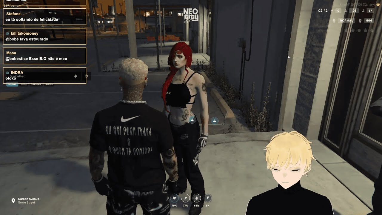GANTZ PEDINDO MONO EM NAMORO - GTA RP NEO CITY