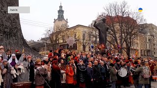 Рождественская коляда во Львове. Кадры празднований