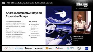 AOSP E2E: Internals, Security, Optimization - Building ROM & Automotive