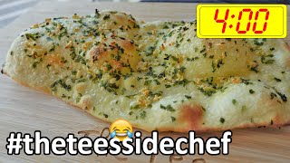 The 4 Minute Garlic Bread that's so easy and tasty I make it every week by The Teesside Chef 2,142 views 1 year ago 3 minutes, 54 seconds