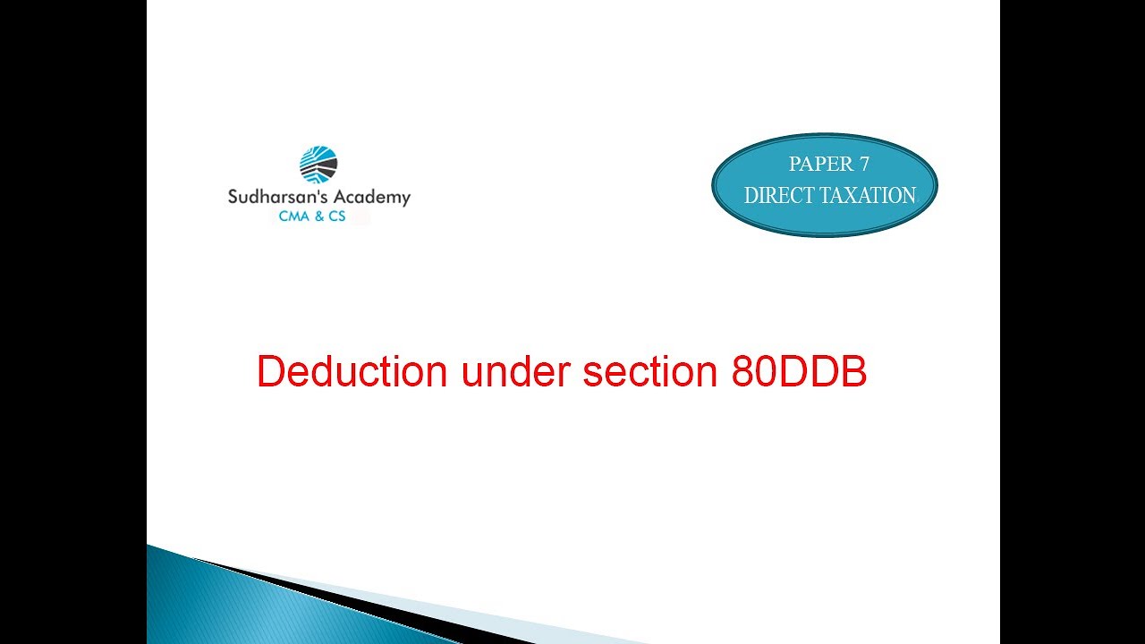 deduction-under-section-80ddb-tutorial-in-tamil-youtube