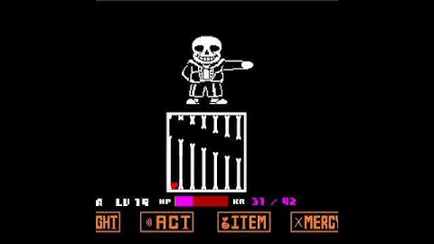 [Improved] Undertale Death Speedrun In Sans Fight 2.0