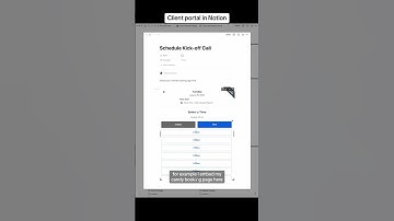 I created my client portal in Notion and its been the easiest way to keep track of eberythjng in one