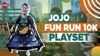 INSANE!! DJ JOJO DJING WHILE RUNNING | SUNPRIDE FUN RUN 10K | DOMS DJ INDONESIA