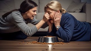 «На, ешь!»: свекровь-монстр подарила внуку собачий корм.