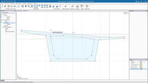 Main girder Cross-section modeling