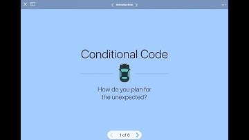Learn to Code 1 - Conditional Code // iPad Swift Playgrounds
