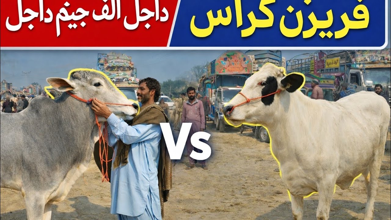 ڈیرہ غازی خان مویشی منڈی 2026 | خوبصورت نر بیل برائے قربانی | Malik Shafiq Goat Farm 7