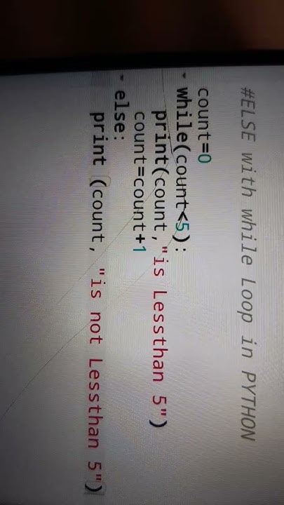 ELSE with WHILE Loop in PYTHON. #flute #relaxingmusic #meditationmusic ...