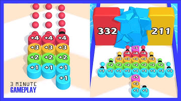 Sticky Numbers 3D | 3 Minute Gameplay ep.06 | Level 23-25