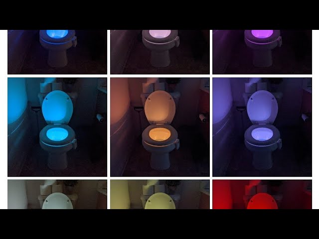 Ailun Toilet Night Light installation instruction(16 Colors) 
