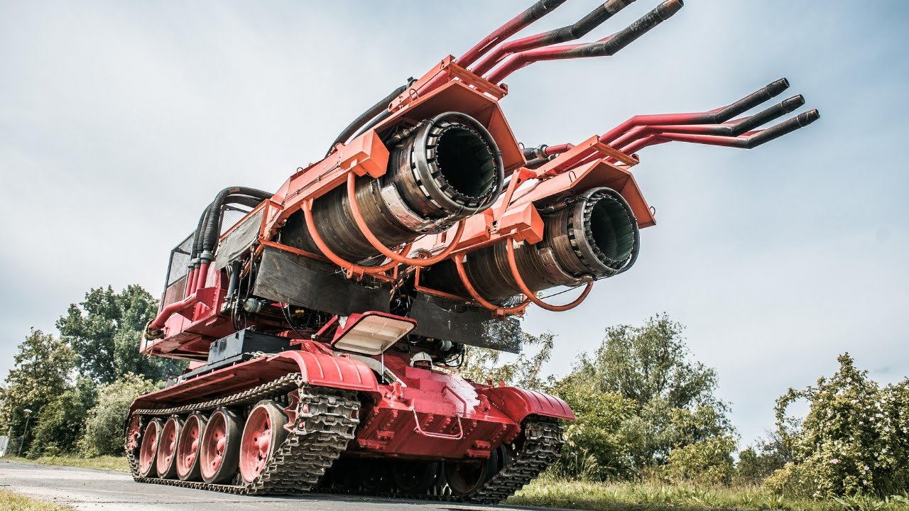 Extreme Powerful Fire Truck - Big Wind In Action