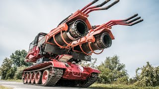 Extreme Powerful Fire Truck - Big Wind In Action