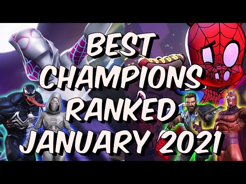 Best Champions Ranked January 2021 – Seatin’s Tier List – Marvel Contest of Champions