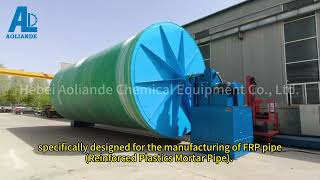 Fiberglass Mortar Pipe Machine | FW4500F FRP/GRP Pipe Winding & Production System