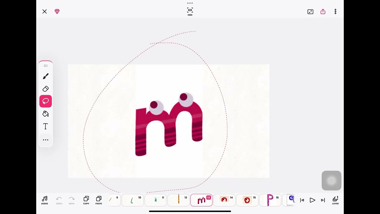 Endless alphabet ￼band but weird